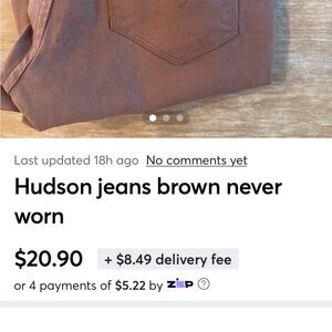 Hudson Brown Jeans